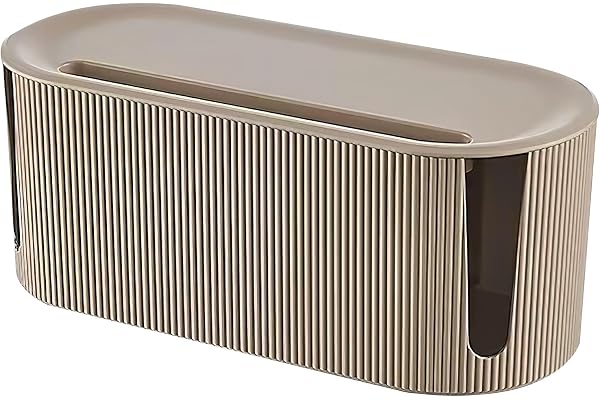 Kabelbox, DAWRIS kabel, organiseringslåda med lock, kabelhantering ABS-plast kabelhanteringslåda, multifunktionellt överspänningsskydd för kablar, grenuttag