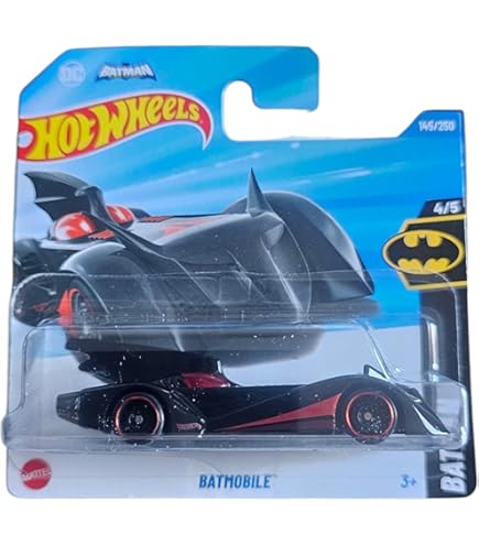 Hot Wheels - Batman & Robin Batmobile - Batman 2/5 - HRY54 - Short