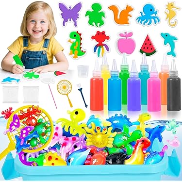 39 Delige Creatieve Kit KETIEE Magic Puffy Paint 58-delige Magische Schuimtextuurschilderset, 3D-tekenset, Doe-het-zelf Kunstbenodigdheden, 32 Schuimstructuurpapier, 12 DIY Kunstpakket Kinderen