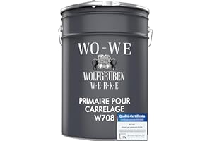 WO-WE Primaire carrelage pour sol extérieur, intérieur - Haut accrochage - à base d'eau W708-10KG