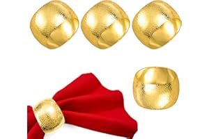 NTRJTRSS Portatovagliolo, 5 PCS Portatovaglioli Ramadan Portatovaglioli Anello - Portatovaglioli Set Natale Decorazione per da Pranzo Tavolo Anelli Portatovaglioli per Banchetti Moderni
