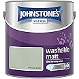 Johnstone's - Washable Paint - Natural Sage - Matt Finish - Emulsion ...