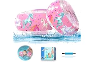 Betensh Schwimmflügel, Schwimmflügel Kinder 1-6 Jahre, Schwimmhilfe Baby ab 1 Jahr, Schwimmflügel Rosa, Schwimmhilfe und Swimsafe Gerät für Anfänger