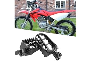 YYQTGG Repose-pieds de Moto, Finition Anodisée Fabriqué en Alliage D'aluminium pour Honda CRF 50/70/80/100 (Noir)