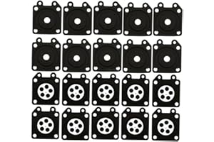 CNANRNANC 20 guarnizioni a membrana per carburatore, kit di riparazione, adatto per motosega 95-526 95-526-9-8