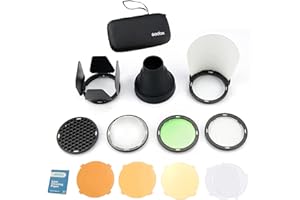 Godox AK-R1 Pocket Flash Light Speedlite Accessory Kit for Godox H200R Round Flash Head AD200 V1-S V1-C V1-N V1-F AD100Pro V1Pro