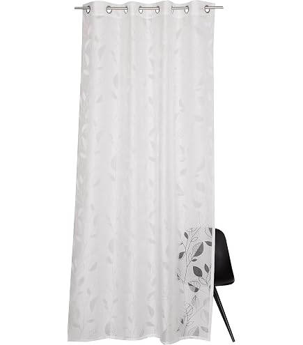 ESPRIT Culo Cortina con ojetes, Tela, Negro, H250 x B140 cm (1er Pack