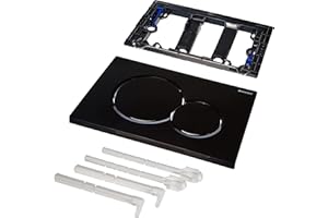 Geberit 115.770. DW. 5 Placca Sigma01, Maniglia plastica, Nero intenso lucido RAL 9005