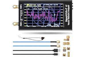 SDRGEEK Slickbox NanoVNA-F V2 4.3 Pouces Vector Network Analyzer 50 kHz-3 GHz analyseur de réseau vectoriel SAA-2 analyseur d'antenne Ondes Courtes HF VHF UHF