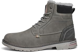 Mishansha Homme Chaussures Trekking Outdoor Boots Bottes de Neige Hiver Imperméable