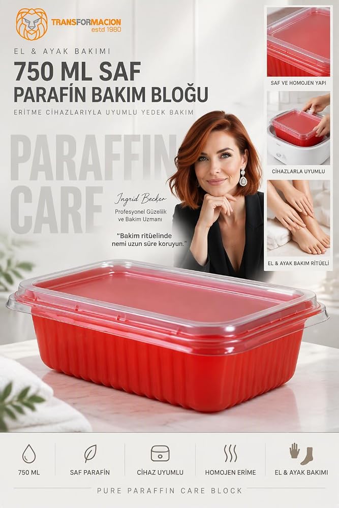 Transformacion El ve Ayak Bakımı İçin 750 ml Yedek Parafin Blok Cihazlarla Uyumlu Saf Bakım Kompleksi 720537