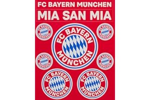 BARCELONA FC Bayern München Aufkleberbogen / Aufkleber / Sticker 9er Set FCB