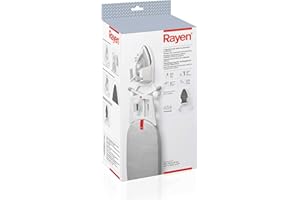 Rayen | Colgador para Tabla de Planchar y Plancha | con Aislante de Calor | Universal | Medidas: 43 X 31,3 X 15 Cm, Blanco