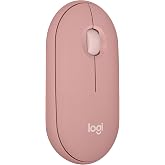 Logitech M350s Pebble Mouse 2 İnce Bluetooth Kablosuz Mouse, Taşınabilir, Hafif, &Ouml;zelleştirilebilir Tuş, Sessiz Tıklama, Wind