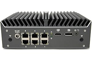 Protectli Vault Pro VP4630-6 Port, Firewall Micro Appliance/Mini PC - Intel i3, 2.5G Ports, DDR4 RAM, M.2 NVMe or SATA SSD Storage, AES-NI, 8GB RAM, 120GB SSD