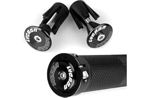 LYCAON Puños para Bicicletas de Montaña Bicicleta Manillar Apretones Doble Cierre Mango para Bicicleta Triciclo Silla de Ruedas MTB BMX