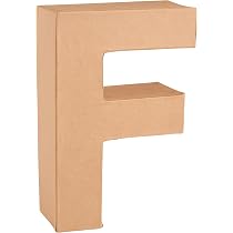 Letra E De Cartón - Natural, Para Decoración Y Manualidades
