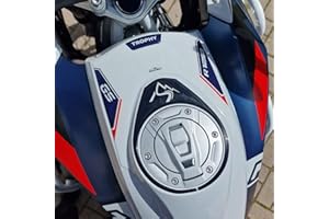 Resin Bike Adesivo Moto Compatibile con BMW R 1250 GS Trophy 2021-2024. Protezione Moto Protezione Serbatoio da Urti e Graffi. Adesivo 3D Resinato GS 1250 Trophy
