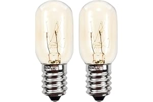 NAZAZ Lampadine LED E14 15W per Frigorifero, Macchina da Cucire e Cappa, 2 Pezzi, Luce Calda 2700K, 90 Lumen, Capsula T22, Durata 1000 Ore - Illuminazione Efficiente e Versatile
