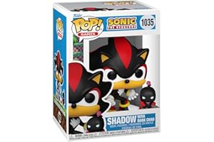 Funko Pop! & Buddy: Sonic - Shadow the Hedgehog With DChao - Sonic the Hedgehog - Collectable Vinyl Figure - Gift Idea - Official Merchandise - Toys for Kids & Adults - Video Games Fans