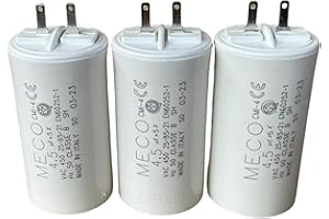 LORTECH Set di 3 condensatori 4,5 µF per motore tapparelle 2,8 mm