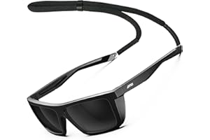 ATTCL Gafas de sol polarizadas deportivas para hombres y mujeres, ciclismo, conducción, pesca, protección UV400, 1124 Espalda completa/no espejada, 58