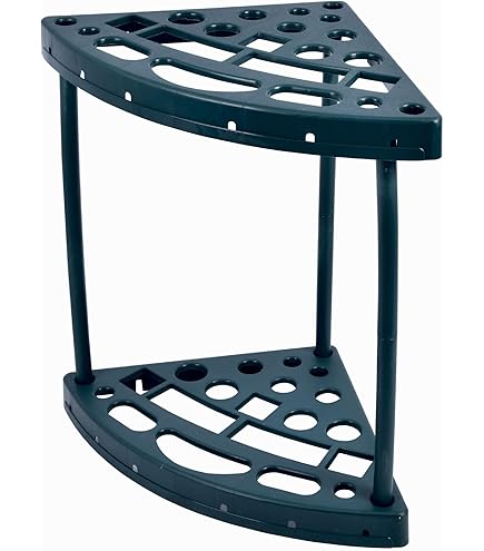 Keter 230826 Support d'angle pour outils de jardin Noir