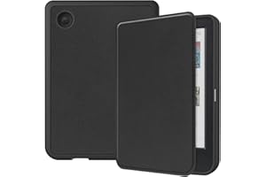 Lemxiee Funda para Kobo Clara Colour Cover,Funda Protectora de Piel PU + Silicona Flexible para Kobo Clara Colour Case