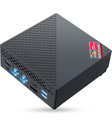 NiPoGi AM06Pro Mini PC Ryzen 7 5700U,32GB (2 * 16GB) DDR4 512GB M