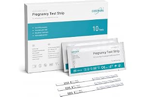 EUROPAPA® Healthcare Pack med 10 Ultra Sensitive Graviditetstest - Tidiga graviditetstest - Graviditetstest - Tidiga graviditetstest (10 delar)