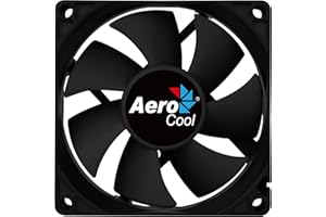 Aerocool Dark Force 12cm - Ventilador de PC (Ventilador, Carcasa del Ordenador, 12 cm, Negro, 0.12A, 1.44W)