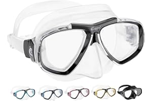 Cressi Focus – maska do nurkowania z akwalungiem – dostępne soczewki optyczne (zakup osobny)