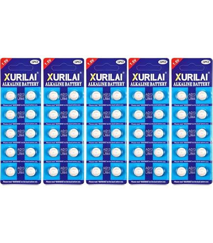 Lot De 50 Piles Bouton AG12/LR43 - 1,5V, Alcalines, Anti-fuites, Longue Durée De Vie, Pour Montres, Jouets, Télécommandes