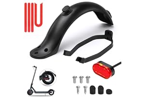 Ainiv Trottinette Roue Couverture Réflecteur Bande, Trottinette Garde Boue, Verrou de Frein à Disque - Antivol Trottinette Electrique, Accessoire pour Xiaomi M365 Scooter