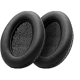 Srhythm Protein Leather Earpads Replacement Memory Foam Cushions for Srhythm NC25/NC35 Over-Ear Headphones