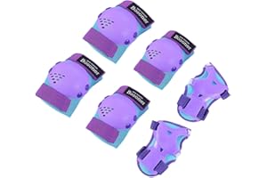 BOSONER Kids/Youth Knee Pad Elbow Pads Guards Protective Gear Set for Roller Skates Cycling BMX Bike Skateboard Inline Skatings Scooter Riding Sports