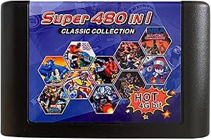 GSMD 480in1 Game Cartridge for Sega Mega Drive - Genesis 16 bit Game Card Classic Collection
