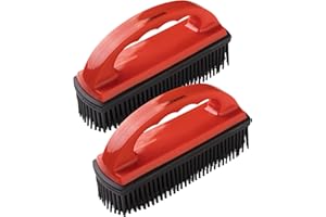 vitazoo 2 x Haarentfernungsbürste zum Entfernen von Haaren von Textilien, Oberflächen und Fahrzeugpolstern - Bürste für Hundehaare, Teppichbürste, Tierhaarbürste, Gummibürste, Polsterbürste