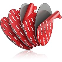 D.SKING Double Sided Sticky Pads - 4 Pack 70mm High Bond Adhesive For Car Mounts & Holders
