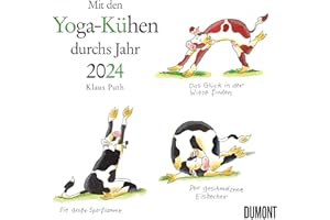 DUMONT KALENDERVERLAG Kal. 2024 Mit den Yoga-Kühen durchs Jahr