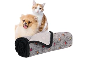 Tofern Pet Dog Blanket Washable Fluffy Fleece Blanket Soft and Breathable Cat Dog Blanket Fleece Coral Velvet Blankets for Cats Dogs Rabbits Pet Throw for Puppy Kitten Hamsters