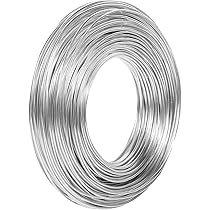 Basteldraht 3mm X 15m Aluminium Silber - Für Schmuck & Deko