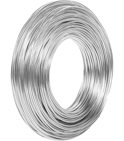 Knutseldraad – Aluminium – 2mm Dik – 50m Lang – Zilver – Buigzaam – Voor Sieraden, Bloemstukken En Decoratie
