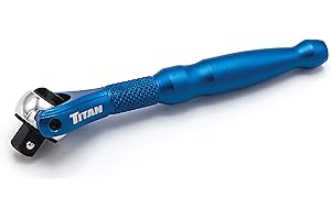 Titan 11316 1/4" Drive x 4" 90 denti testa girevole Micro cricchetto - Blu