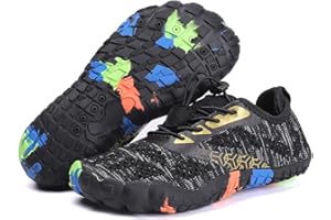 GOGOUP Kid's Trail Running Shoes Boys Girls Water Shoes Quick Dry Lightweight Outdoor Camping Climbing Shoes Unisex