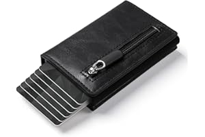 Eliteva Cartera Hombre con Monedero - Tarjetero Automatico Hombre, Cartera Monedero Hombre, Carteras para Hombre Pequeñas, Billeteras para Hombre, Monedero Hombre Pequeño, Slim Wallet.
