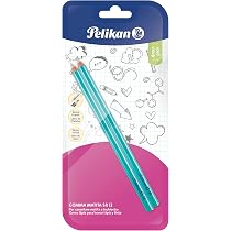 Faber-Castell Confezione 6 Matite Cancellino Perfezione 7057 Doppia Punta, Per Inchiostro E Matita