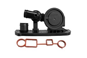 PEESHON Valvola Ventilazione per Carter,Separatore Valvola Di Sfiato Olio Carter PCV Adatto per Auto A3 A4 TT 2.0 TFSI 06F129101P