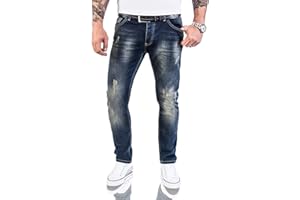ROCK CREEK Jeans Rock Rock Designer Designer pour Hommes Jeans Stretch Slim Fit Coupe Slim W29-W40 M21