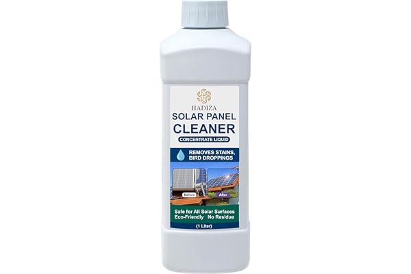 Solar Panel Cleaning Solution, Professional Glass Cleaner Liquid 1000ml